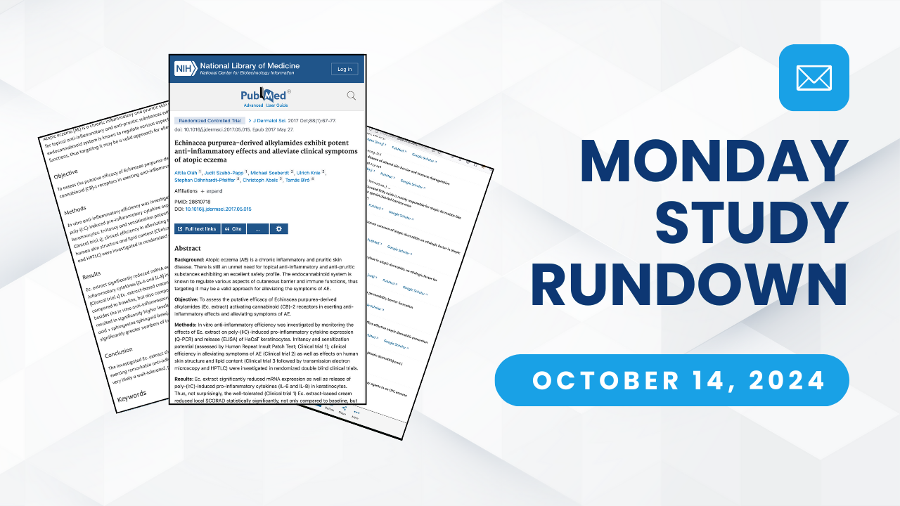 Monday Study Rundown October 14th