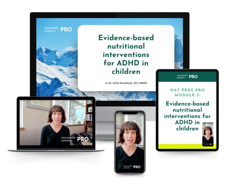 Evidence-based nutritional interventions for ADHD in children