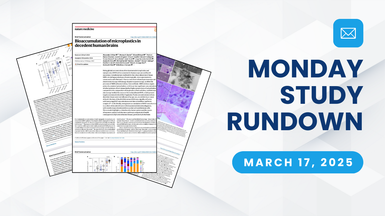 Monday Study Rundown cover