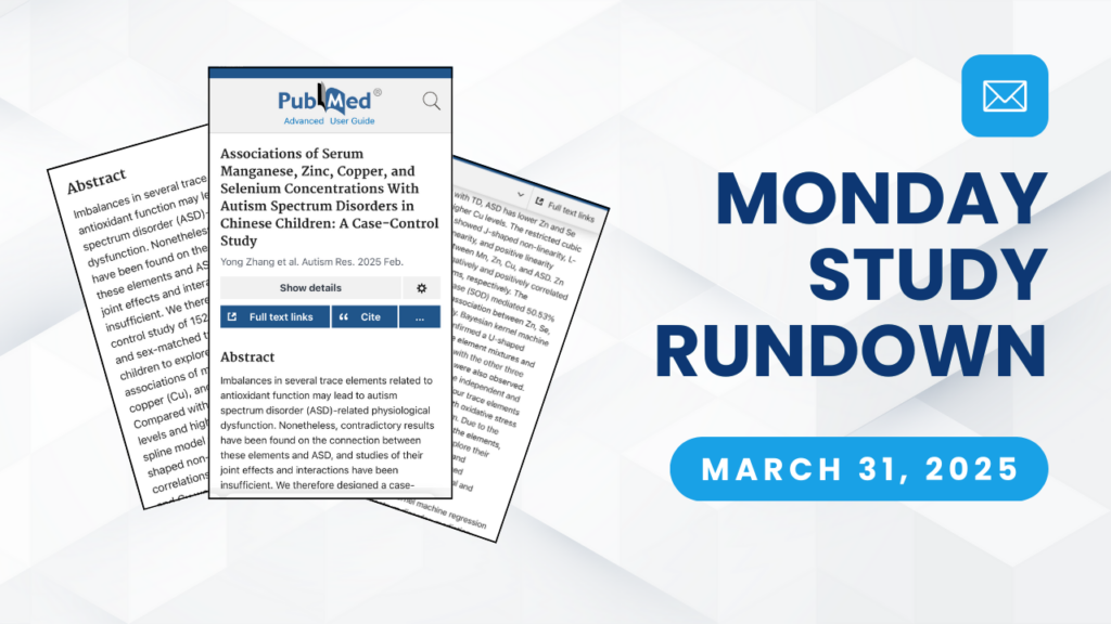 Monday Study Rundown cover