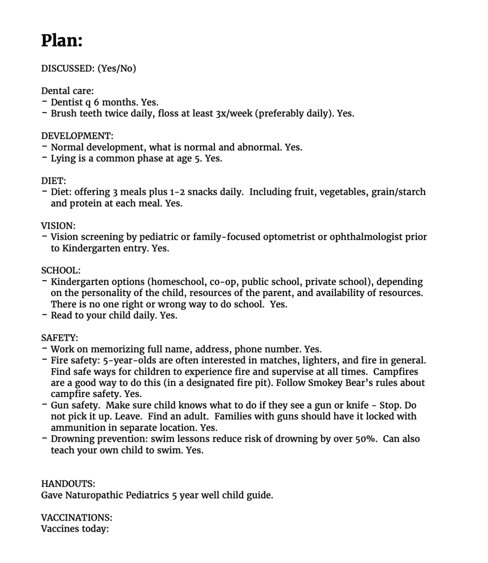 Physician Resources - Charting Templates 5 years to 10 years - Image 3
