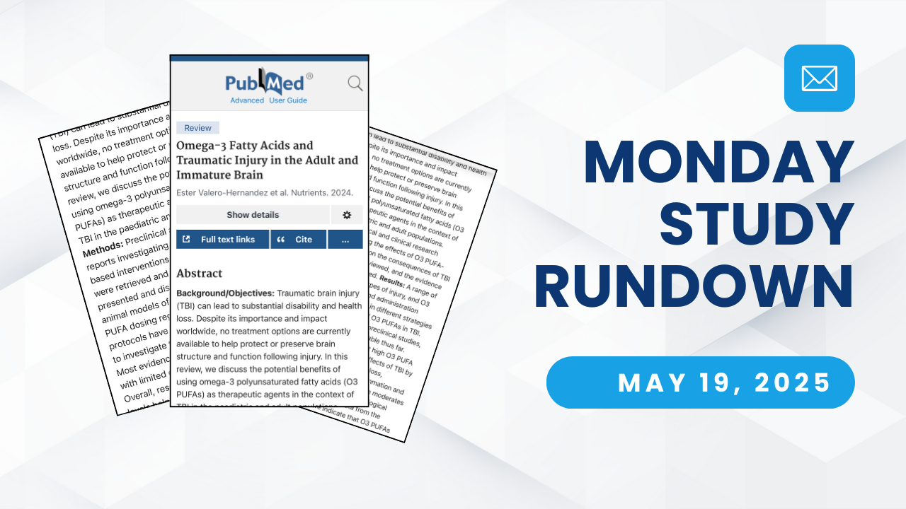 Monday Study Rundown cover