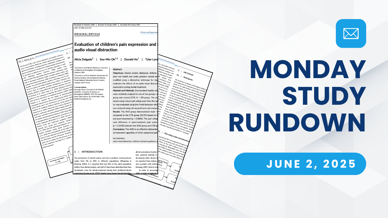 Monday Study Rundown cover