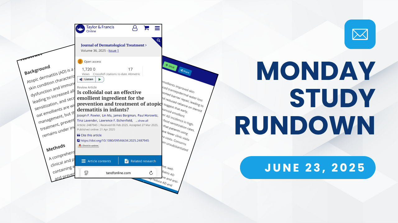 Monday Study Rundown cover