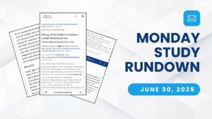 Monday Study Rundown cover