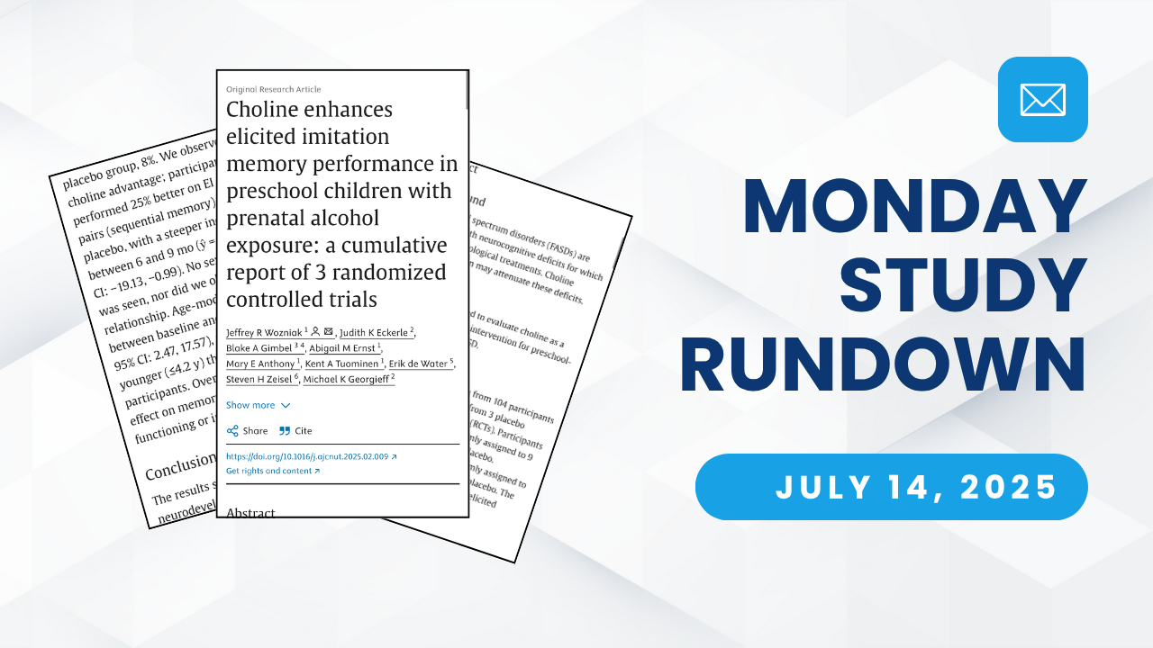 Monday Study Rundown cover