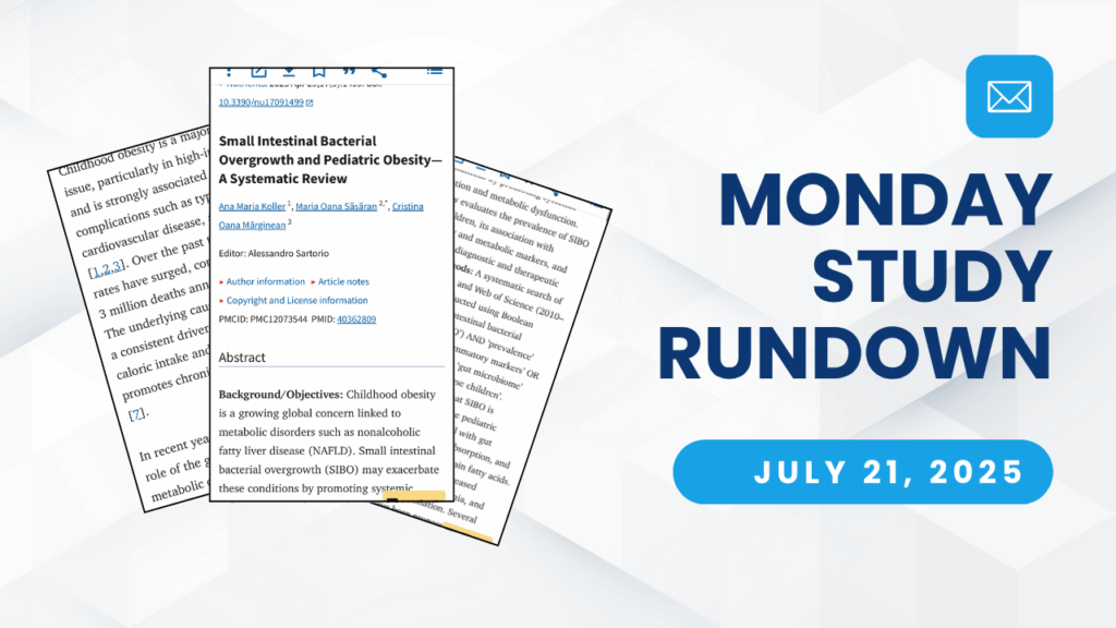 Monday Study Rundown cover