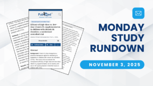 Monday Study Rundown cover