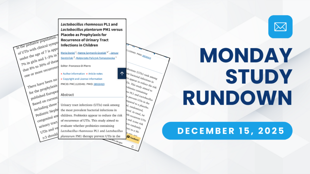 Monday Study Rundown cover