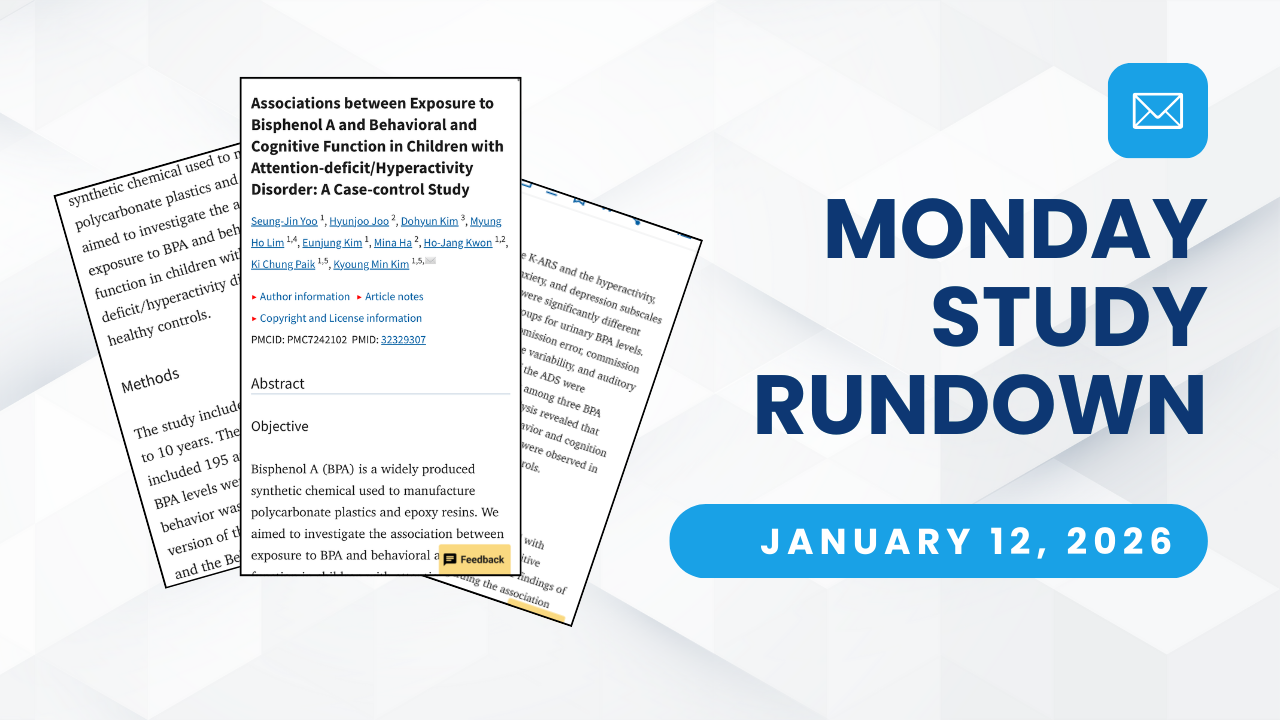 Monday Study Rundown cover