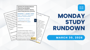 Monday study rundown cover